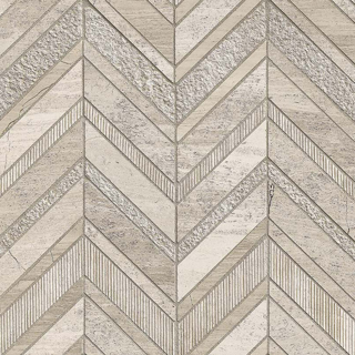 Picture of MS International - Marble Mosaic Chevron White Quarry