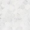 Picture of MS International - Marble Mosaics Hexagon 2 x 2 Honed Calacatta Cressa