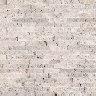 Picture of MS International - Marble Mosaics Splitface Silver Travertine