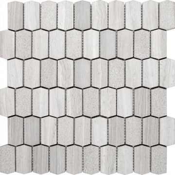 Picture of Bati Orient - Limestone Hexagon Multi Finish Grey