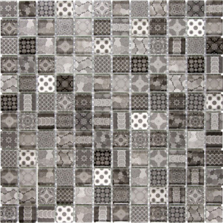 Picture of Bati Orient - Glass Classic Decor Grey Black