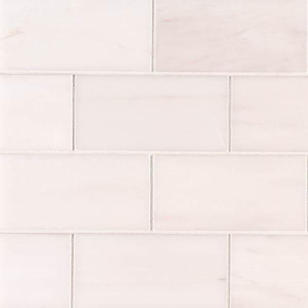 Picture of MS International - Marble 3 x 6 Polished Bianco Dolomite