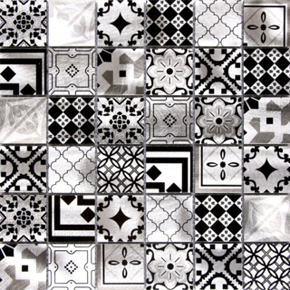 Picture of Bati Orient - Metal Art Patchwork Design Black Mix