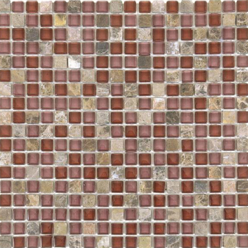 Picture of Bati Orient - Glass Mosaic 5/8 x 5/8 Brown Marble/Brown