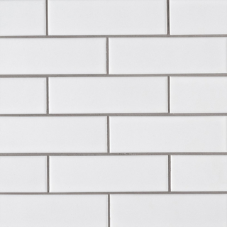 Picture of MS International - Retro Mosaic Matte Bianco Brick 2 x 6