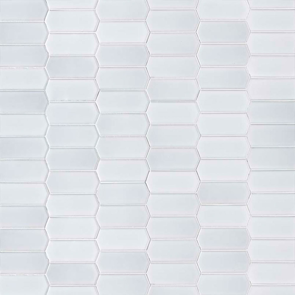 Picture of MS International - Retro Mosaic Glossy Bianco Picket