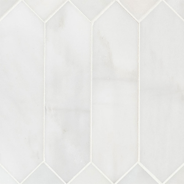 Picture of MS International - Marble Mosaics Other Honed Arabescato Carrara Picket