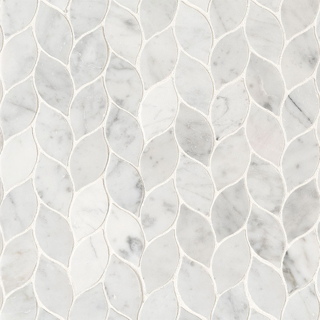 Picture of MS International - Marble Mosaics Other Honed Carrara White Blanco Pattern