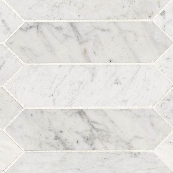 Picture of MS International - Marble Mosaics Other Honed Carrara White Picket