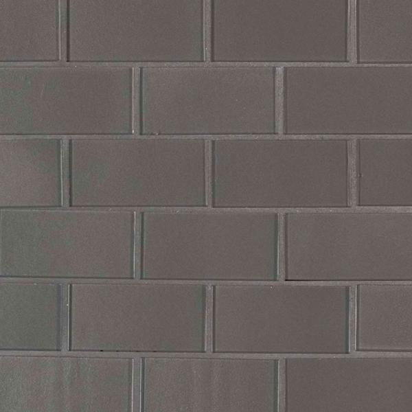 Picture of MS International - Glass Mosaic 2 x 4 Metallic Gray