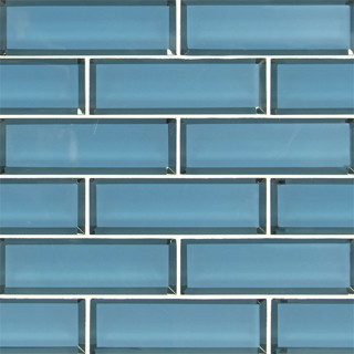 Picture of MS International - Glass Mosaic 2 x 6 Haiku Sapphire Beveled