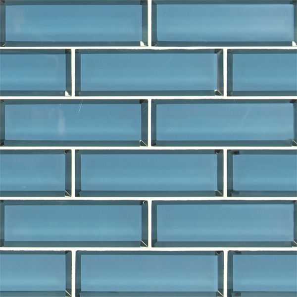 Picture of MS International - Glass Mosaic 2 x 6 Haiku Sapphire Beveled