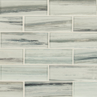 Picture of MS International - Glass Mosaic 2 x 6 Malta Cliffs