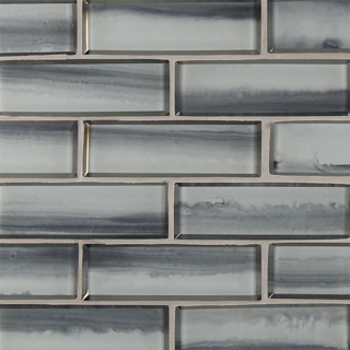 Picture of MS International - Glass Mosaic 2 x 6 Ombre Grigia