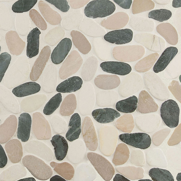 Picture of MS International - Rio Lago Pebble Mosaics 12 X 12 Honed Metropolitan