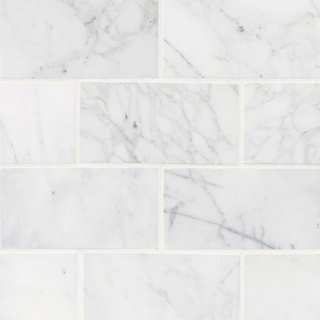 Picture of MS International - Marble 3 x 6 Honed Calacatta Cressa White