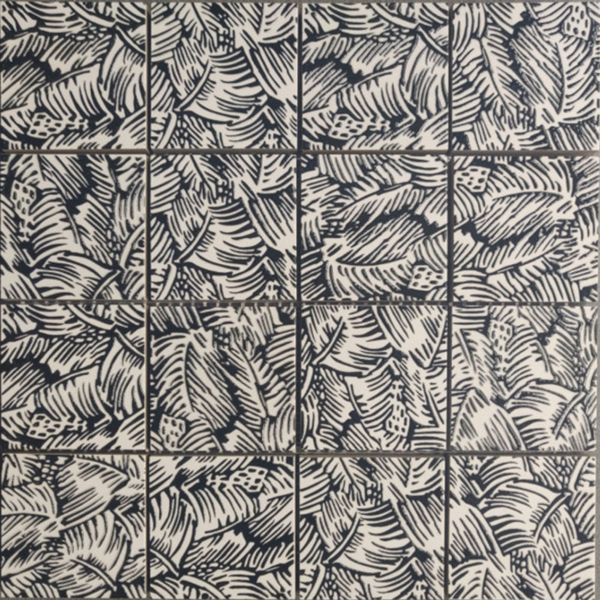 Picture of Bati Orient - Palm Tree Ceramic Black & White