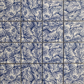 Picture of Bati Orient - Palm Tree Ceramic Blue & White