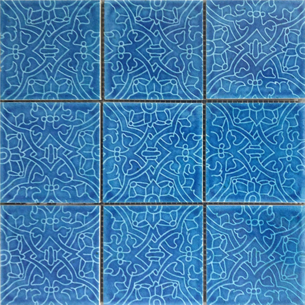 Picture of Bati Orient - Geometric Pattern Blue Mix