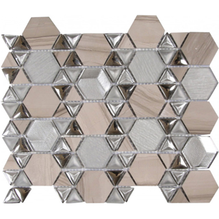 Picture of Bati Orient - Hexagon Mix Silver Grey Mix
