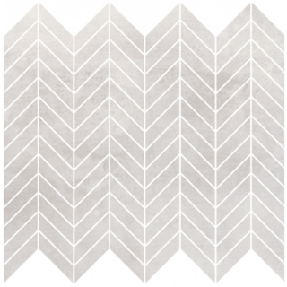 Picture of Eleganza Tiles - Metal Max Moderne Mosaic Chevron Light Grey