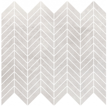 Picture of Eleganza Tiles - Metal Max Moderne Mosaic Chevron Light Grey