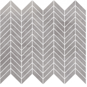 Picture of Eleganza Tiles - Metal Max Moderne Mosaic Chevron Medium Grey