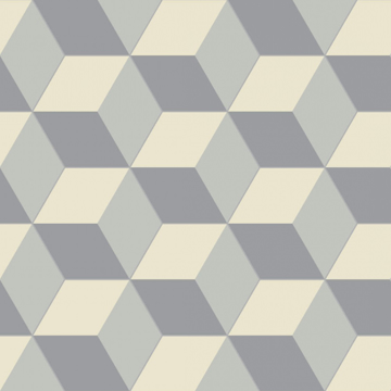 Picture of Bisazza Mosaico - Cementiles Decorations Hex Cubic Platino