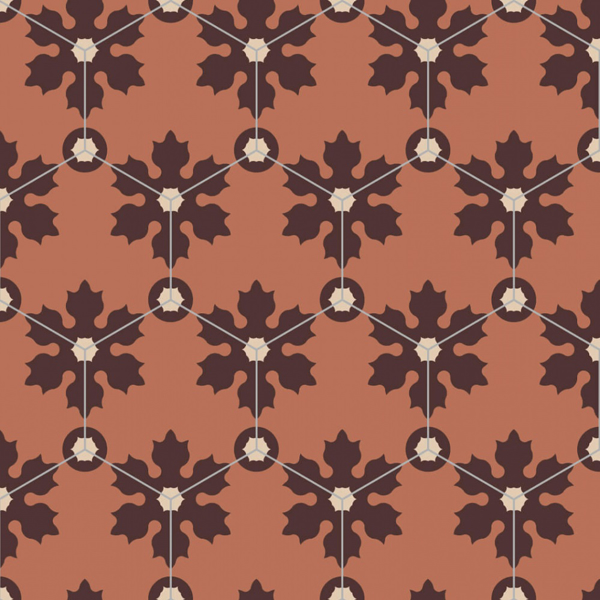 Picture of Bisazza Mosaico - Cementiles Decorations Hex Freeze Siena
