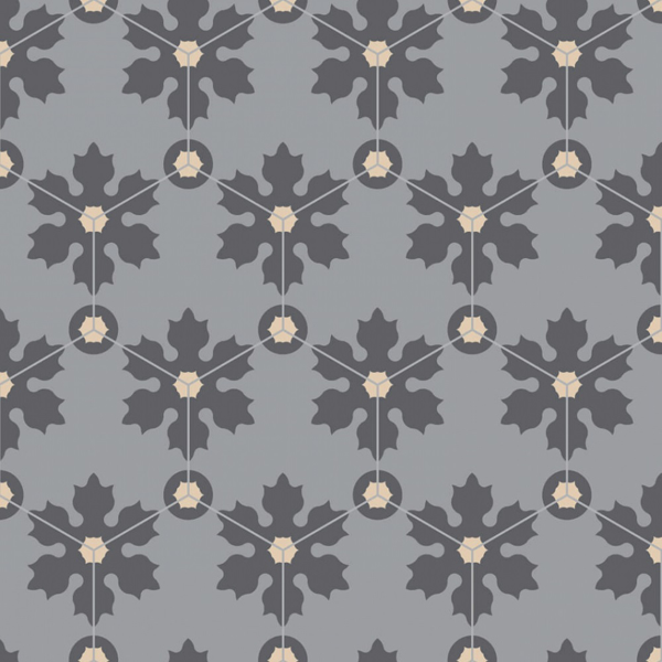 Picture of Bisazza Mosaico - Cementiles Decorations Hex Freeze Titanio