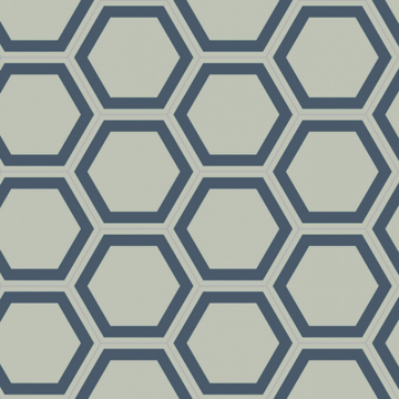 Picture of Bisazza Mosaico - Cementiles Decorations Hex Honey Bismarck