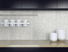 Picture of MS International - Marble Mosaics Basketweave Honed Carrara White