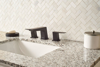 Picture of MS International - Marble Mosaics Herringbone Polished Greecian White