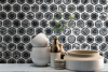 Picture of MS International - Marble Mosaics Hexagono Nero