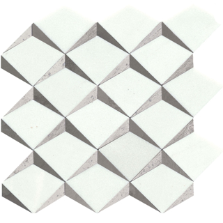 Picture of Emser Tile - Bizou Crest White Taupe