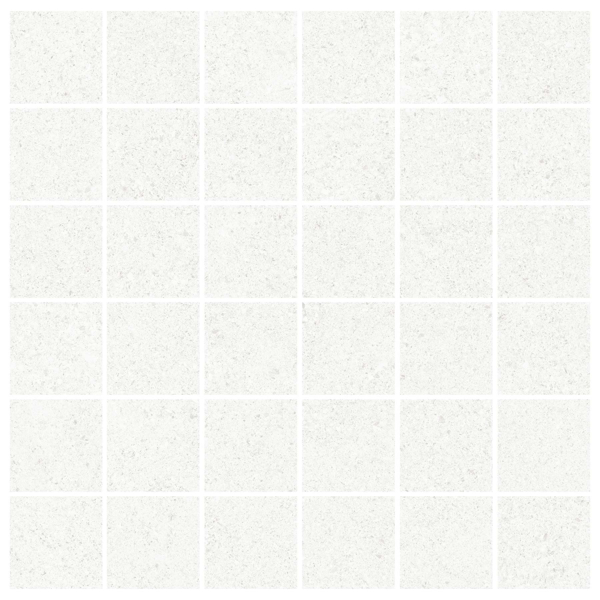 Picture of American Wonder Porcelain - Mars Stone II Mosaic White Dune