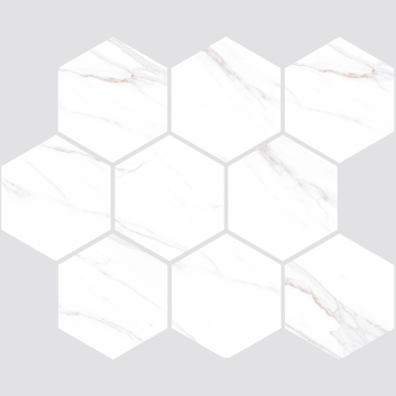 Picture of American Wonder Porcelain - Sherron Mosaic Hex Oro