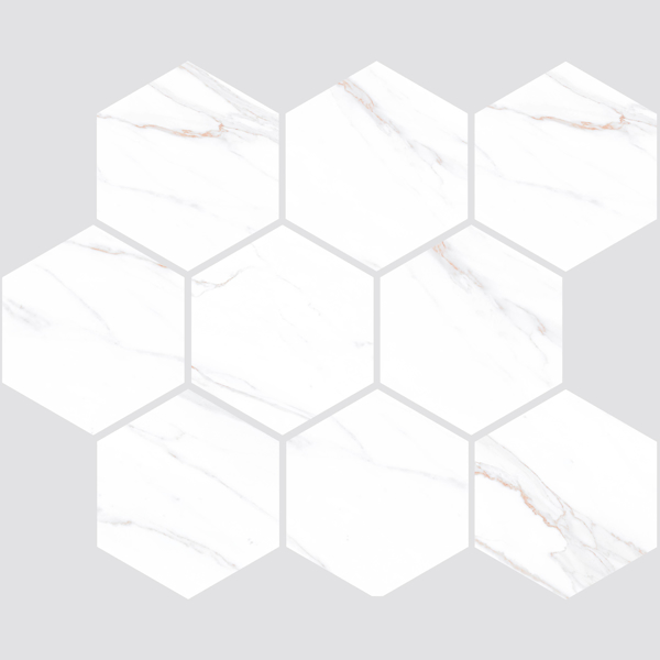 Picture of American Wonder Porcelain - Sherron Mosaic Hex Oro
