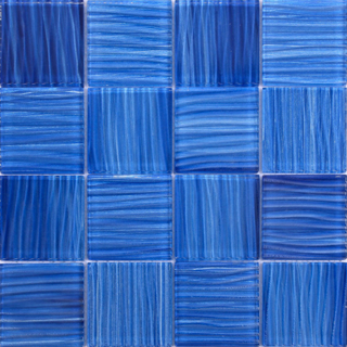 Picture of Bati Orient - Glass Pool Striped Cobalt Blue