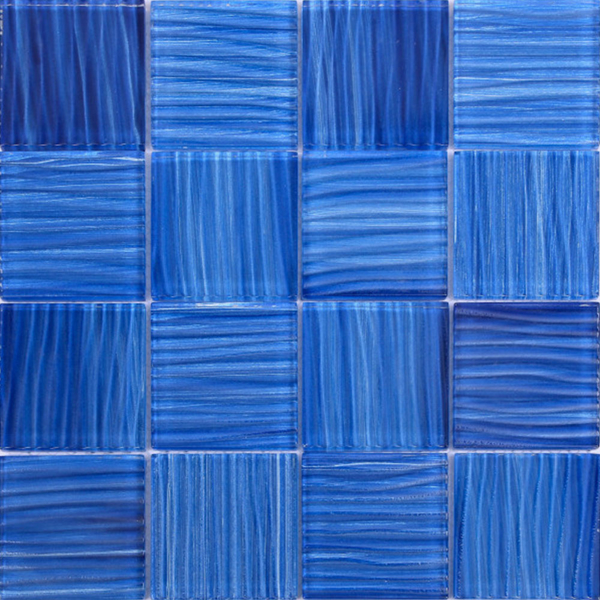 Picture of Bati Orient - Glass Pool Striped Cobalt Blue