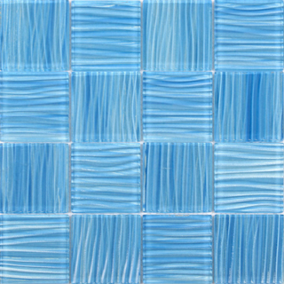 Picture of Bati Orient - Glass Pool Striped Light Blue