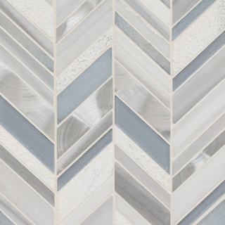 Picture of MS International - Decorative Blends Mosaic Other Harlow Chevron
