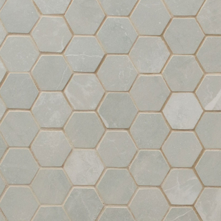 Picture of MS International - Sande Mosaic Hexagon Grey