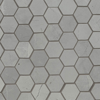 Picture of MS International - Sande Mosaic Hexagon Ivory