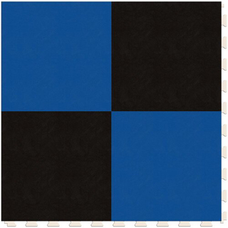 Picture of Perfection Floor Tile - Soda Pop Shop Black and Blue