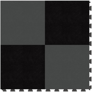 Picture of Perfection Floor Tile - Soda Pop Shop Black and Gray