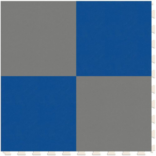 Picture of Perfection Floor Tile - Soda Pop Shop Silver and Blue