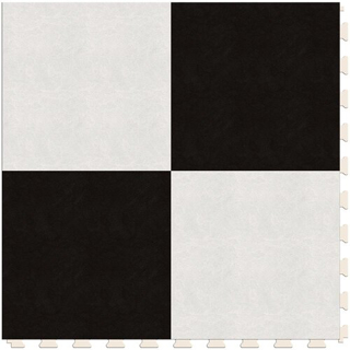 Picture of Perfection Floor Tile - Soda Pop Shop Black and White