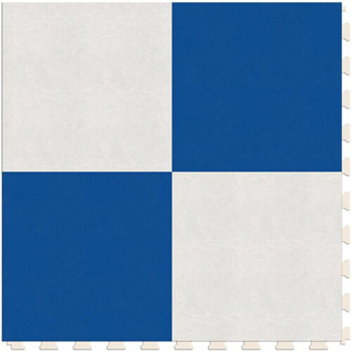 Picture of Perfection Floor Tile - Soda Pop Shop White and Blue