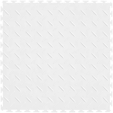 Picture of Perfection Floor Tile - Diamond Plate White